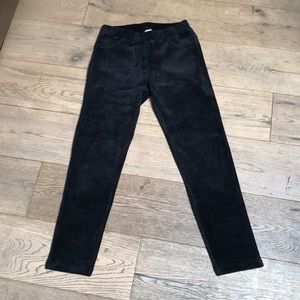 Hanna Andersson black corduroy leggings